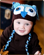 Blue/Brown Owl Hat