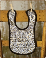 Leopard Knit Bib