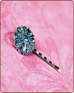 Emma Bobby Pin in Turquoise