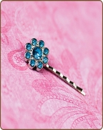 Ashlynn Bobby Pin in Turquoise