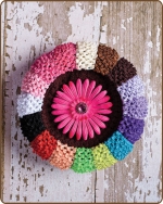 Crochet Headbands 2.5 inch