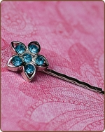 Kendall Bobby Pin in Turquoise