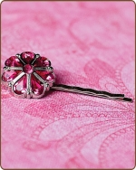 Rylie Bobby Pin in Hot Pink