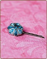 Rylie Bobby Pin in Turquoise