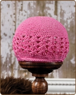 Crochet Beanie Bubblegum