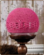 Crochet Beanie Hot Pink
