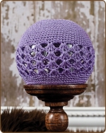 Crochet Beanie Purple