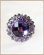 Kayli Filigree Ring in Lavender