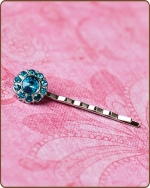 Ittybitty Lauren Bobby Pin in Turquoise