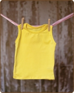 Yellow Sleeveless Tshirt