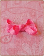 Baby Bow Hot Pink