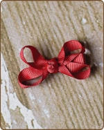 Baby Bow Red