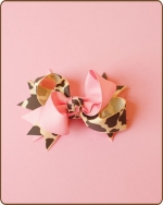 Boutique Twisted Bow Pink Cheetah
