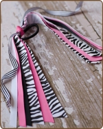 Pony O Streamer Hot Pink Zebra