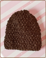 Crochet Waffle Beanie Chocolate